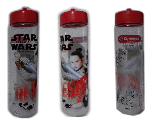  Cinemex Star Wars  Vaso Cilindro Los Últimos Jedi Rey