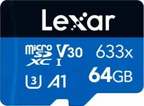 Comprar Tarjeta De Memoria Lexar 64 Gb Micro 633x Sdxc Uhs-i 100mb\u002Fs