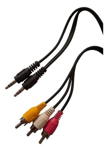 Cable 3 Rca  A 2 Audio 3.5mm