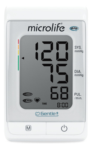 Aparelho medidor de pressão arterial digital de braço Microlife BP A200 AFIB branco