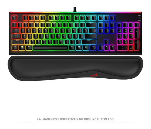 Imagen 3 de 8 de Pad Teclado Genius Reposa Muñecas Gamer Pc Escritorio