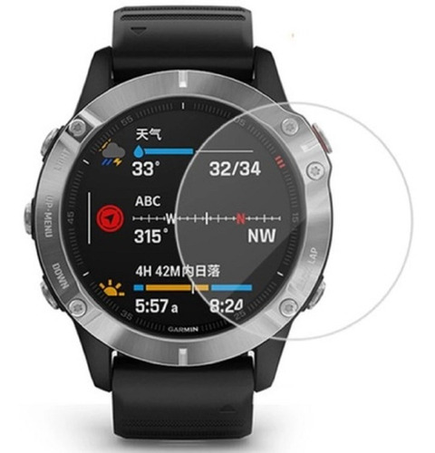 Lamina De Hidrogel Para Garmin Fenix 6s Pro Solar Rock Space