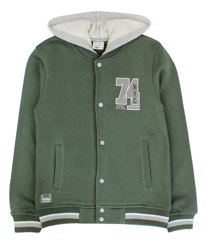 Chaqueta Day To Day Verde Niño Ficcus 23438