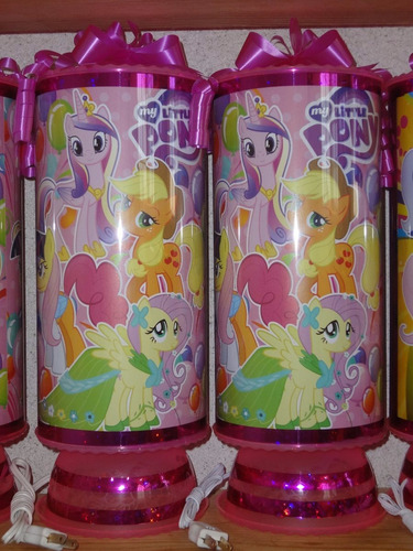 12 Lamparas My Little Pony Fiesta Centro  Mesa Envio Gratis