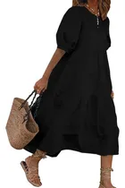 Comprar Las Mujeres Holgado Kaftan Midi Vestido De Playa Vacaciones