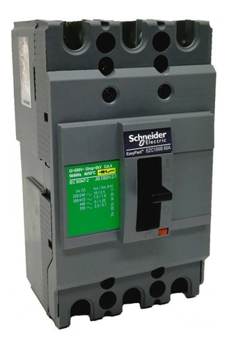Totalizador Shneider Electric Ezc100b 50a