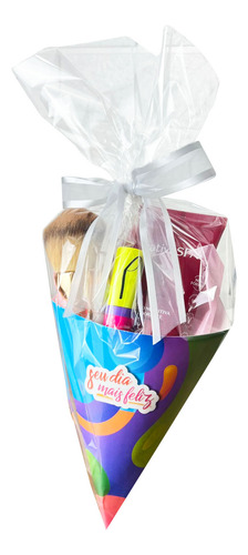 Embalagem Cone Bubble Waffle, Crepe, Wrap - 100 Unidades