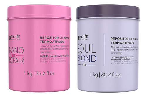 Richée Nano Btx 1 Kilo + Soul Blond Kilo +