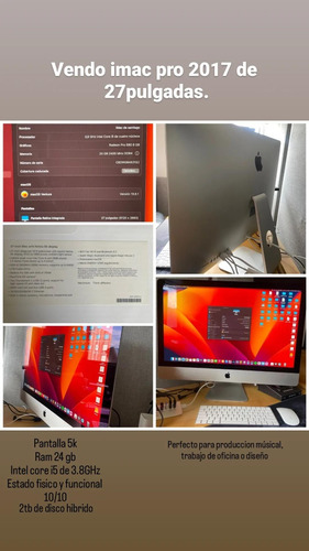 iMac Retina 5k Pro 27 Pulgadas 2017