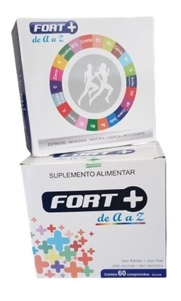 Imagem 2 de 2 de Fort + A A Z C/ 60 Cápsulas Polivitamínico E Polimineral