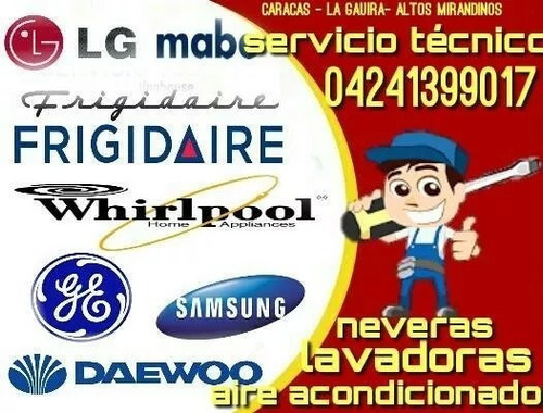 Imagen 1 de 10 de Servicio Técnico Neveras Lavadoras Samsung LG Mabe Whirlpool