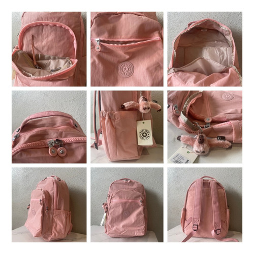 Mochila Kipling Estudiante, Rosa, K21305 13lts Rosa Liso