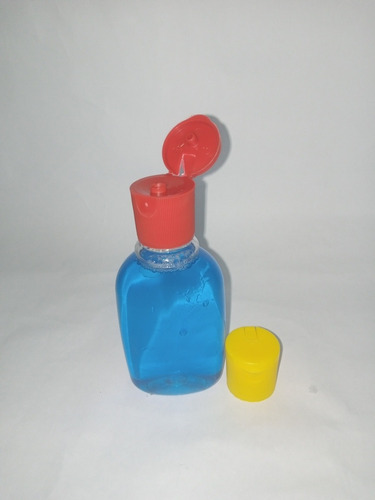 Envase Pet Oval 100 Ml Cc Flip Top Y Push Pull