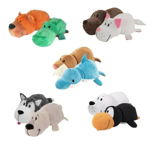 Flipazoo Peluche Reversible 2 En 1 8 Pulgadas 20cm Pce