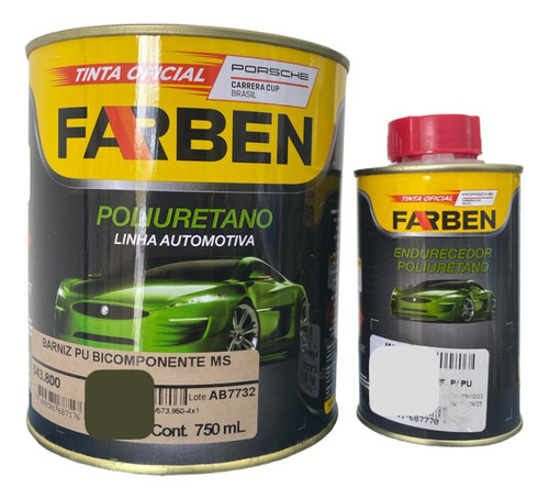 Barniz Clear Farben Pu 2k 800 X 0.9 C/ Cat 5 A 1