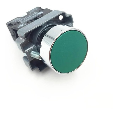 Interruptor De Boton Verde Metalico Con Retorno Xb2-ba31 1no