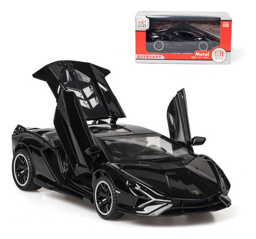 Lamborghini Sian Miniatura Metal Supercoches Con Base 1/32