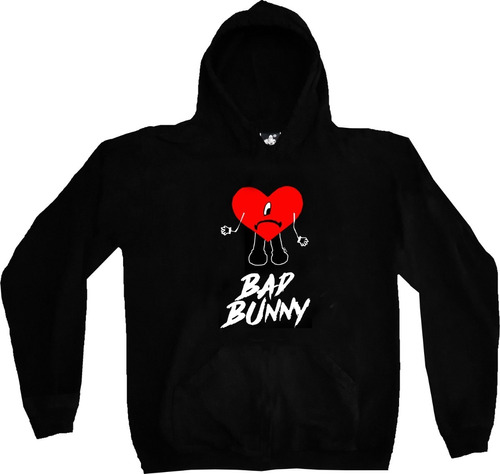 Buzo Hoodie Bad Bunny Regueton Pop Tv Urbanoz