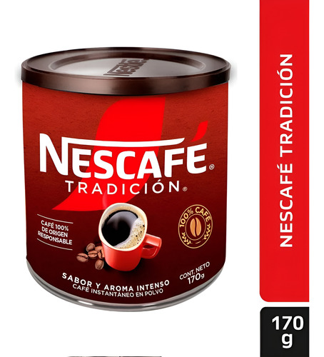 Café Nescafé Tradición Polvo 170g