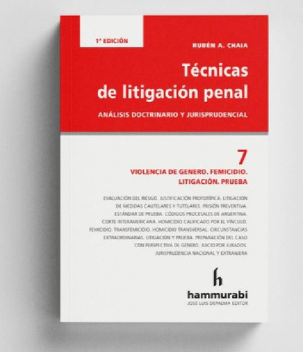 Libro - Tecnicas De Litigacion Penal 7: Violencia De Género