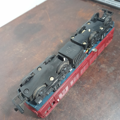 Locomotiva Trem Ferrorama Bordô Antiga Não Liga. Xp 1500