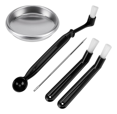 Cepillo Para Máquina De Café, 5 Unidades, Con Cuchara, Molin