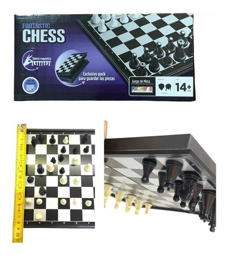 Imagen 4 de 5 de Ajedrez Imantado Magnific Fantastic Chess 2036