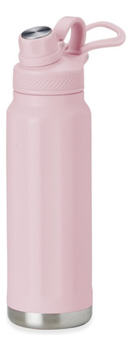 Garrafa Termica Inox 950ml Squeeze Inquebrável Para Agua Cor Rosa-claro
