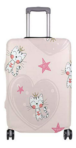 Maleta - Travel Luggage Cover Cute Cartoon Animals Cat Patt