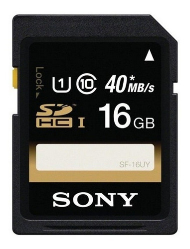 Memoria Sony Sd 16 Gb Clase 10 Ultra Rápida Cámaras Mp3