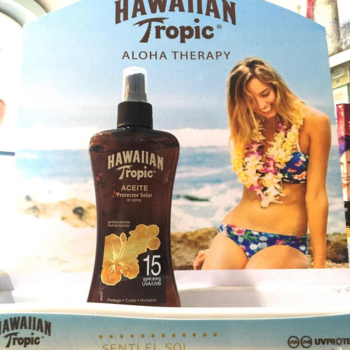 Aceite Protector Solar Spray Spf15 Hawaiian Tropic 240ml