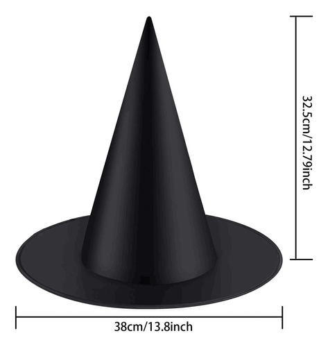 12pcs Gorro De Bruja Colgante Para Halloween