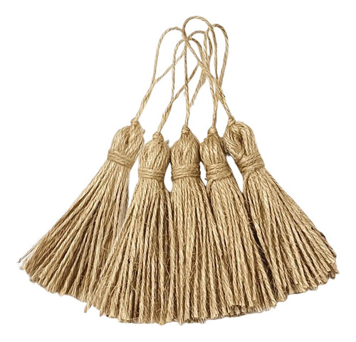 Borlas De Yute Para Manualidades 5 Borlas De Costura Boho Fl