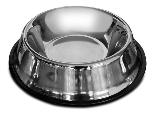 Perrisimo Paquete De 6 Platos De Acero 24 Oz Para Mascota