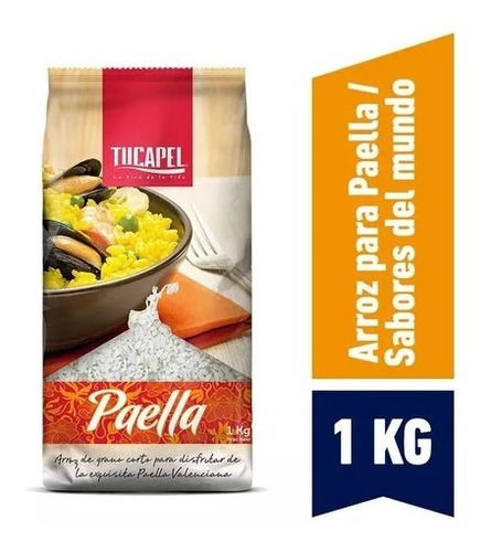 Arroz Tucapel Para Paella 1 Kg.