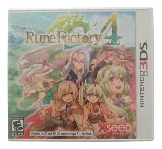 Rune Factory 4 Nintendo 3ds 100% Nuevo, Original Y Sellado