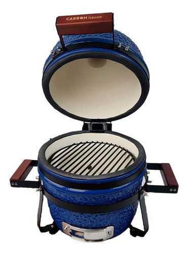 Huevo Ceramico Portatil Azul Kamado Mini 13