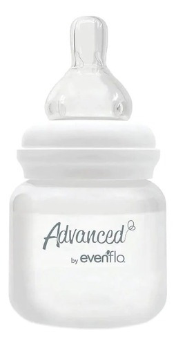 Biberón Evenflo 60ml Flujo Lento 0m+ Blanco