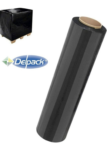 Strech Film 4kg Envoplast Negro 450 Metros