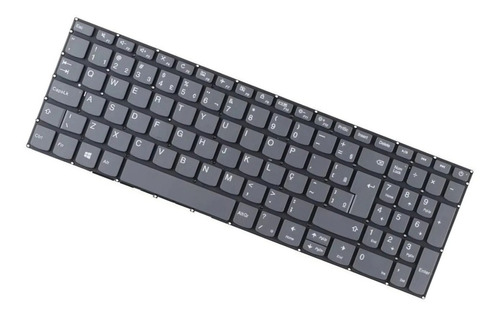 Teclado Notebook Para Lenovo Idea Pad S145-15iwl Br Com Ç Cor Cinza Idioma Português Brasil