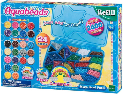Bp Mega Beads Pack Aquabeads Niña Infantil Perlas Original ®