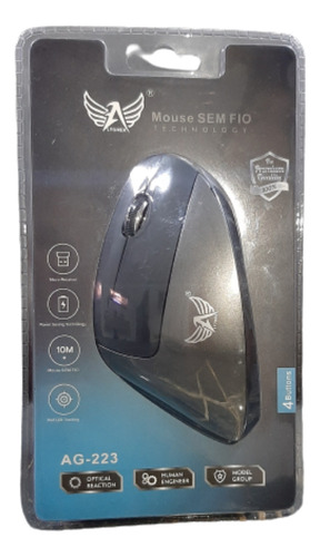 Mouse Altomex Ergonomic S/ Fio Prevenção Tendinite