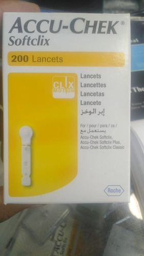 Imagen 2 de 4 de Lancetas Accu-chek Softclix 200 Unidades