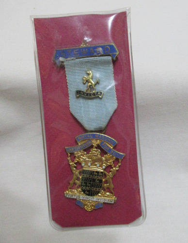 Broche Medalla Insignia Masónica 1970 Royal Masonic Ins Boys