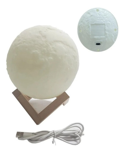 Lampara Luna 3d Touch Luz Led Usb / Tomasstore