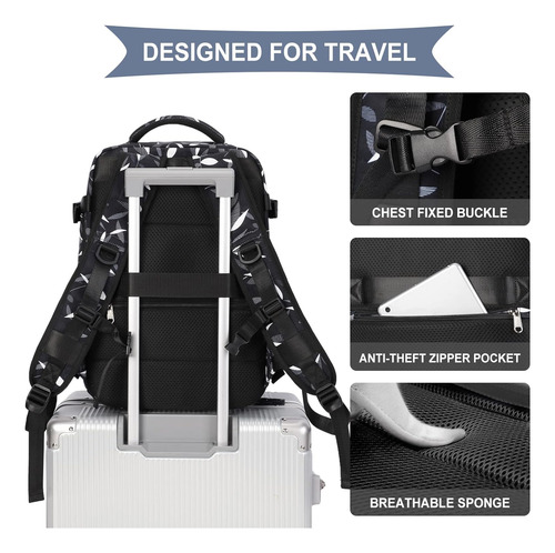 Mochila De Viaje Grande Aprobada Para Vuelo Con Portátil