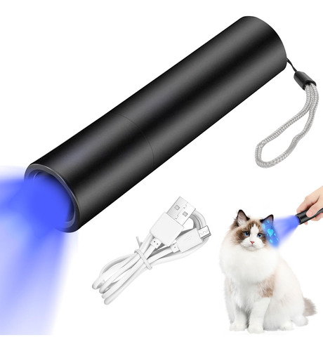Linterna De Uv 365nm Ultravioleta Luz Negra Lamparas Led,