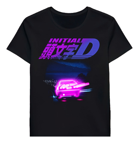 Remera Initial D Neon Light Ae86 66825856