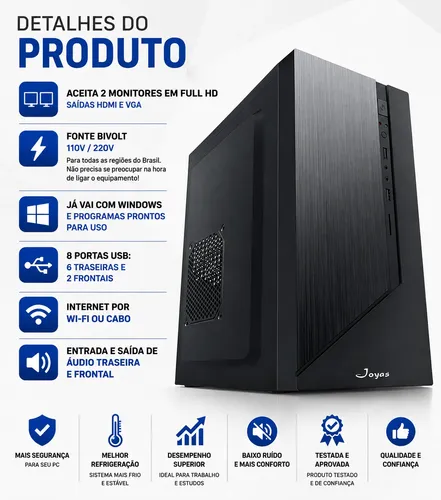 Pc Cpu Intel Core I7 32gb Ssd 1tb Win 11 Pro Wifi Bluetooth