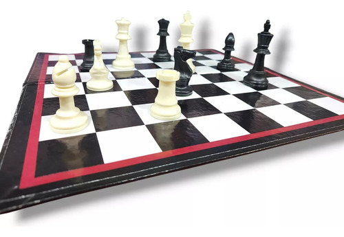 Ajedrez Profesional Con Tablero 42 X42 Cm Piezas Grandes